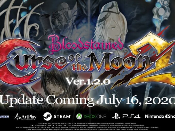 Nieuws - Bloodstained: Curse Of The Moon 2 – Versie 1.2.0, Boss Rush Mode en meer 