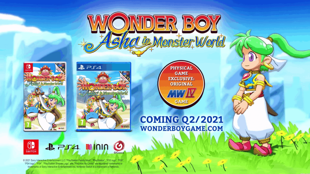 Wonder Boy: Asha in Monster World coming west Q2 2021