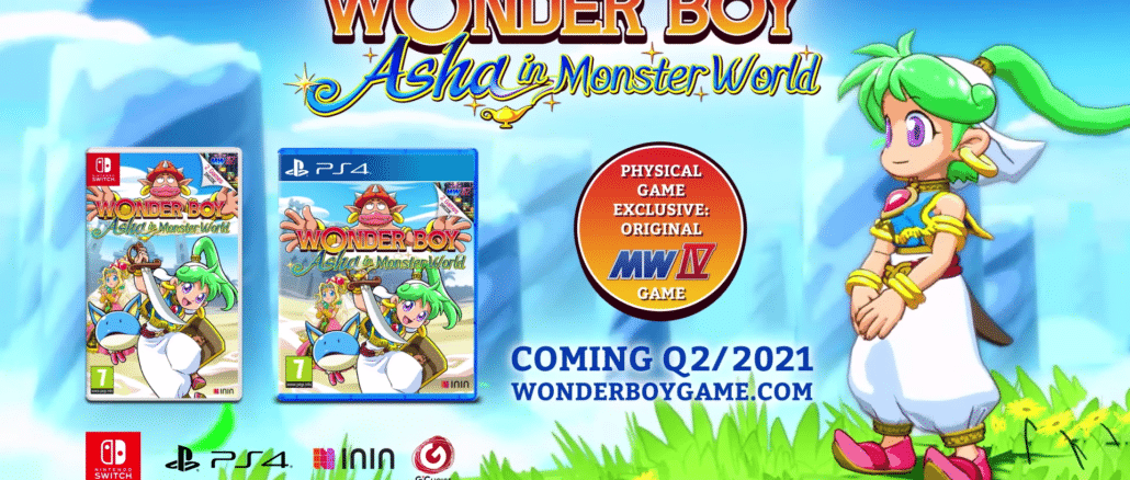 Wonder Boy: Asha in Monster World komt naar het westen Q2 2021