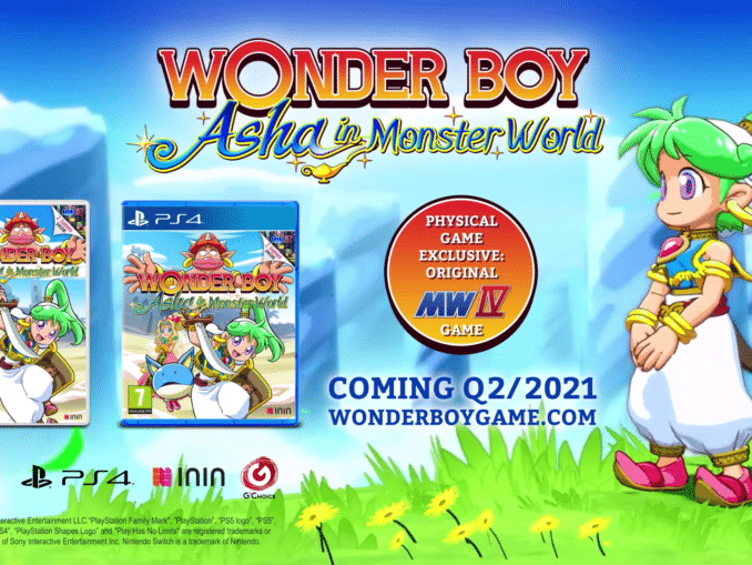 Nieuws - Wonder Boy: Asha in Monster World komt naar het westen Q2 2021 