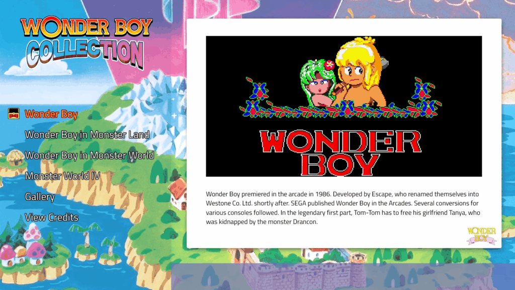 Wonder Boy Collection – First 33 Minutes