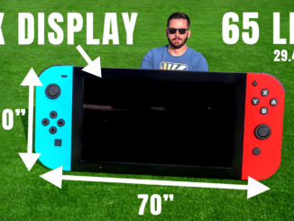 World’s largest working Nintendo Switch console