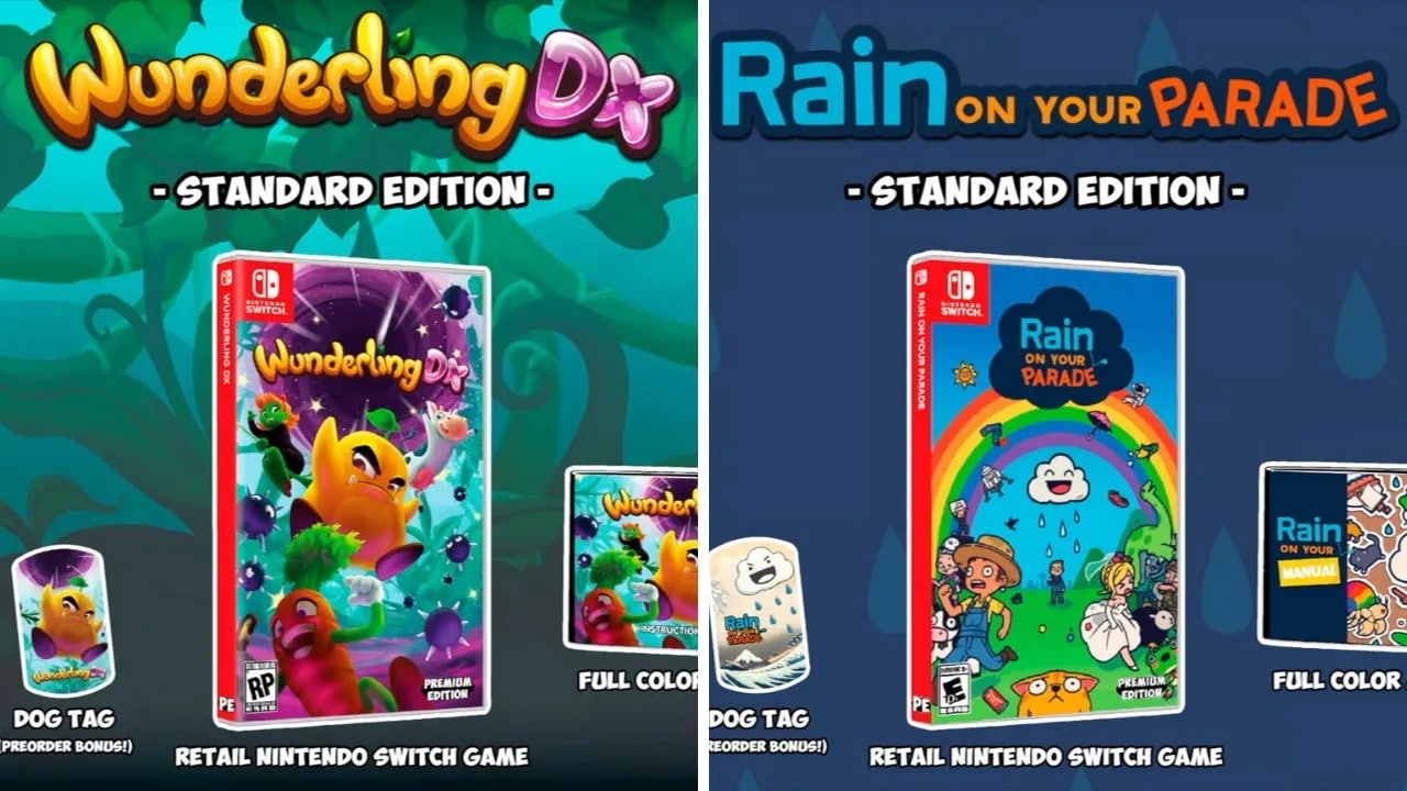 Wunderling DX, Rain on Your Parade physical releases