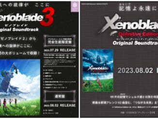 Xenoblade Chronicles 3, Xenoblade Chronicles Definitive Edition soundtracks releasing