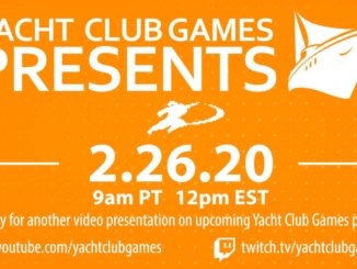 Yacht Club Games Presents – 26 Februari