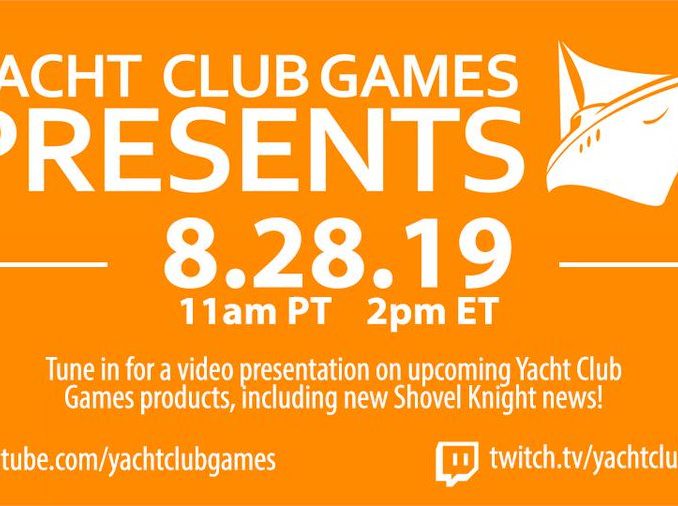 News - Yacht Club Games Presents – Presentation announced for August 28th 