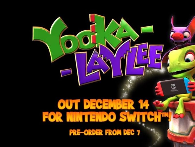 News - Yooka-Laylee Nintendo Switch 14 December 