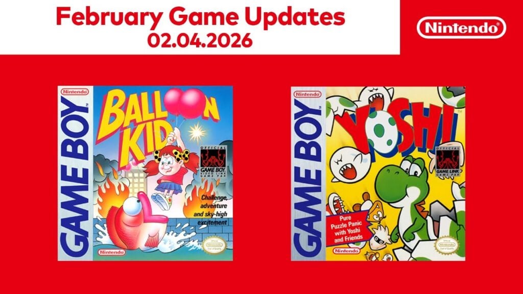 Yoshi en Balloon Kid staan nu in de Game Boy – Nintendo Classics-app van Switch Online