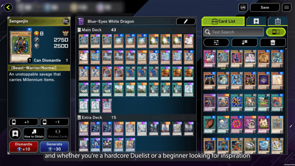 Yu-Gi-Oh! Master Duel – Deck Building introduction Yu-Gi-Oh! Master Duel – Deck Building introduction