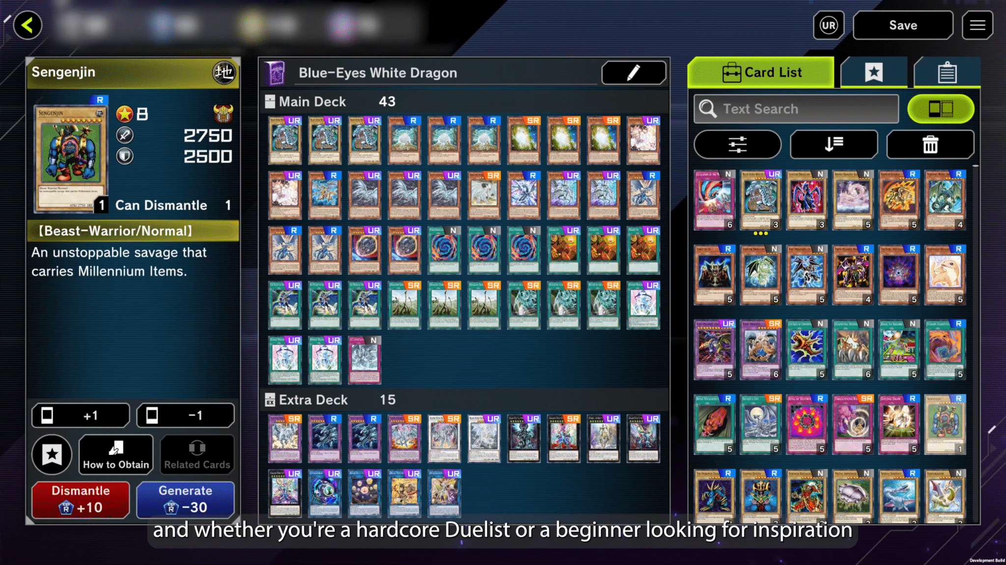 Yu-Gi-Oh! Master Duel – Deck Building introductie