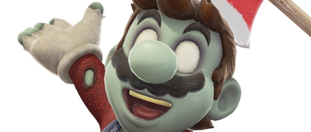 Zombie outfit available in Super Mario Odyssey